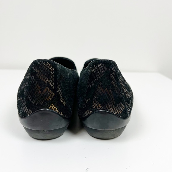 Dansko Womens Size 40 US 9.5 Olivia Bronze Snakeskin Print - Picture 4 of 7